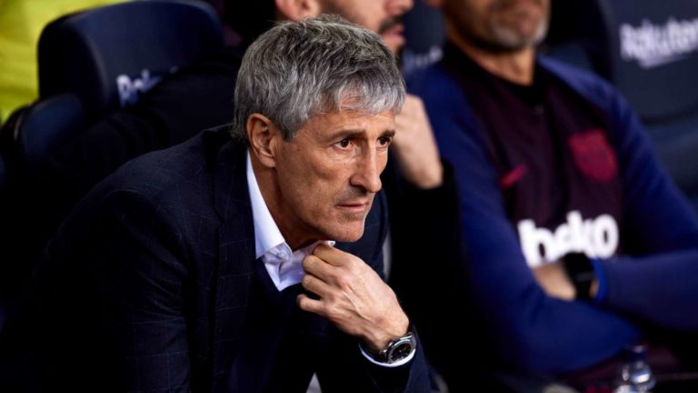 Trajneri i Barcelonës, Setien: Plani i La Liga për rikthim në fushat e blerta është jofunksional