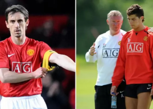 Gary Neville zbulon pse Fergusoni nuk e bëri asnjëherë kapiten Ronaldon