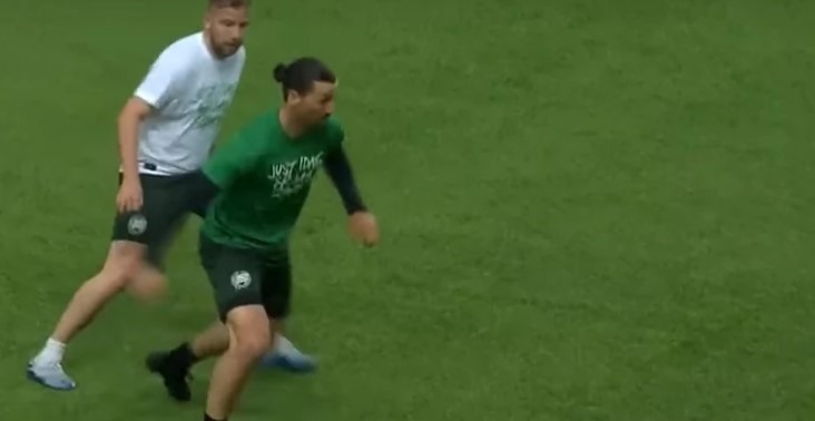 Ibra paraqitet në miqësoren e Hammarby, madje shënon edhe gol