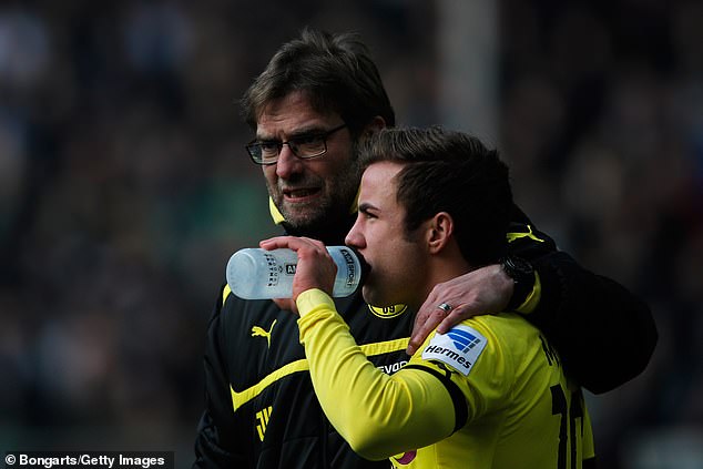 Klopp e transferon Gotzen te Liverpool