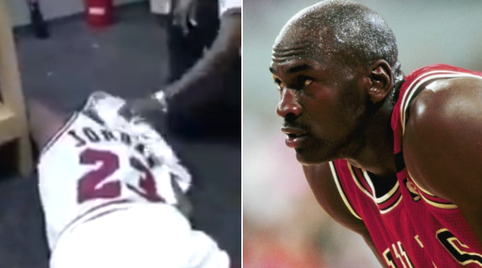 Video e pa publikuar më parë – Jordan qau me lot, pasi fitoi titullin e katërt në NBA me Chicago Bulls