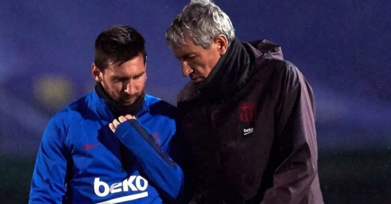 Trajneri i Barcës komentoi spekulimet për largimet e Messit nga ‘Camp Nou’