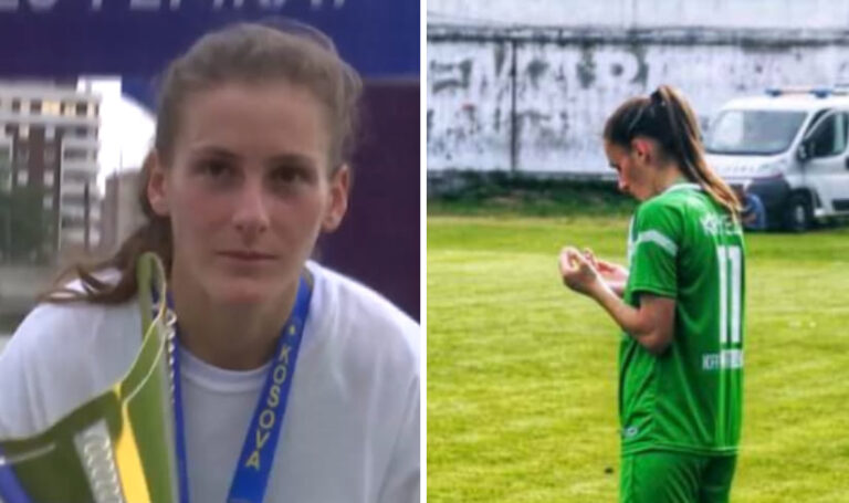 Sakrifica e futbollistes së KFF Mitrovica: Humbi babain dy ditë para finales, përkundër dhimbjeve ajo u paraqit në fushë