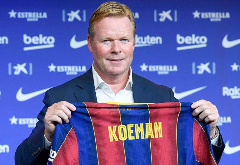 Lista e përforcimeve të Koemanit te Barcelona