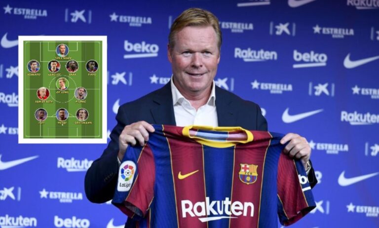 Formacioni i Koemanit me përforcimet e reja të Barcelonës