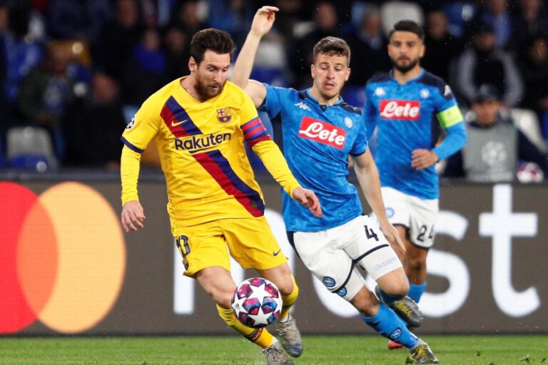 Barcelona – Napoli, formacionet e mundshme