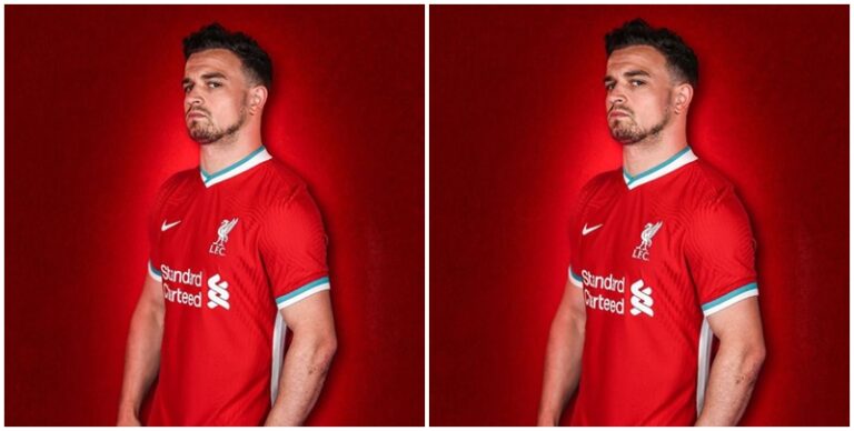 Shaqiri paraqitet me fanellën e re të Liverpoolit