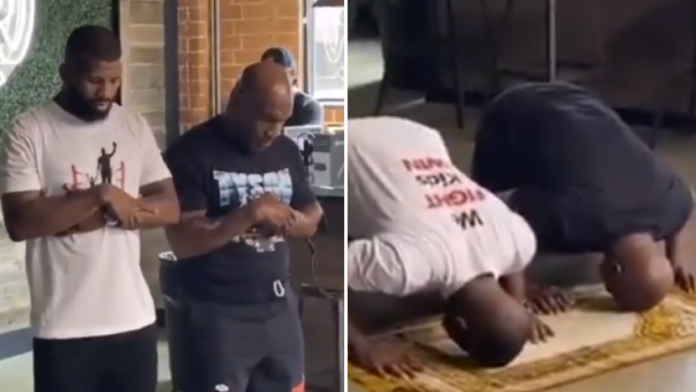 Video e Mike Tysonit duke falur namaz është bërë virale në rrjetet sociale