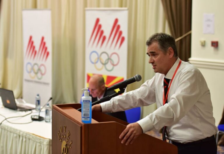 Daniell Dimevski president i ri i Komitetit Olimpik të Maqedonisë së Veriut