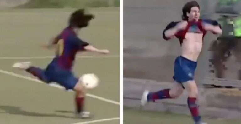 VIDEO | Pamje të rralla të Messit si 16 vjeçar, duke shënuar 4 gola ndaj Sevillas