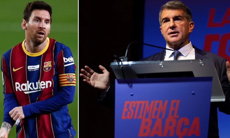 ​Laporta: Nëse nuk fitoj unë, Messi largohet nga Barcelona
