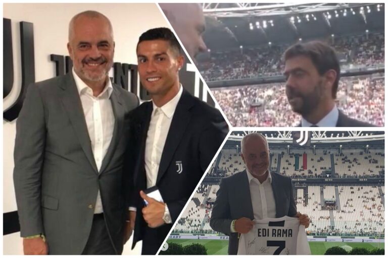 Edi Rama merr dhuratë nga Juventusi pas triumfit në zgjedhjet e Shqipërisë
