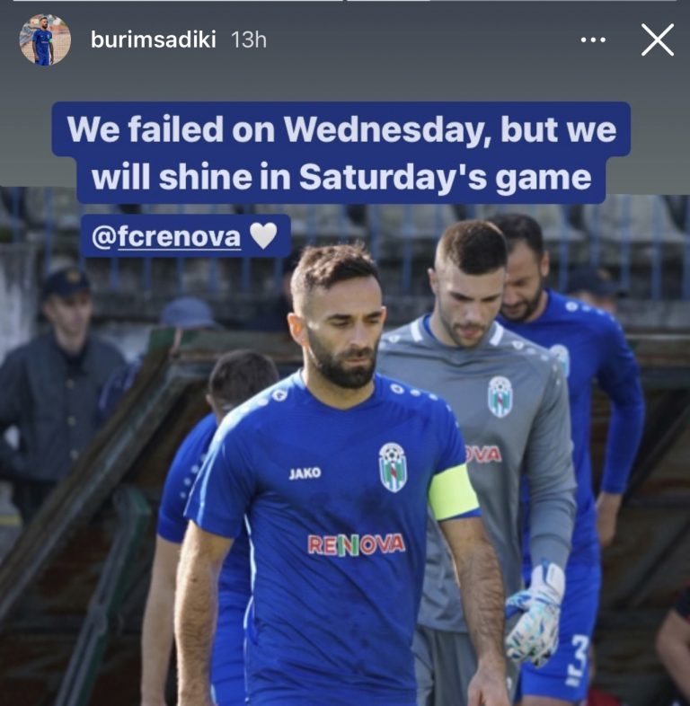 Kapiteni i Renovës paralajmëron Shkupin: Dështuam të mërkurën por shkëlqejmë të shtunën