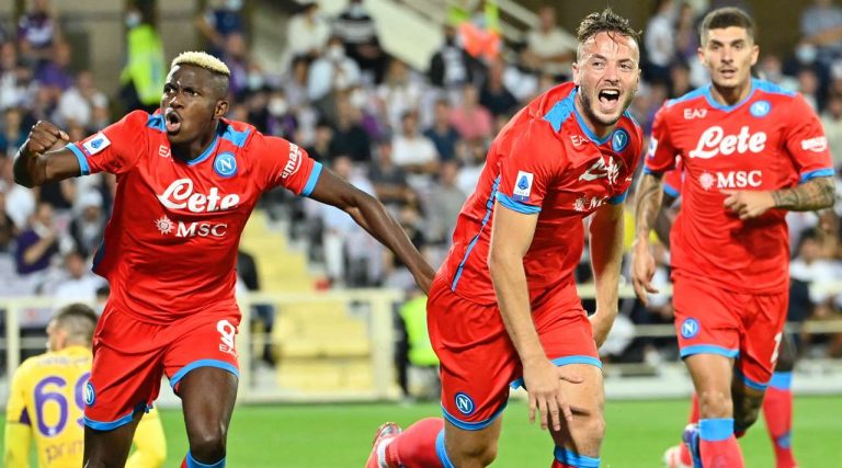 Rrahmani protagonist, Napoli me përmbysje triumfon ndaj Fiorentinës