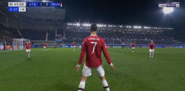 Mbyllet pjesa e parë, Man Utd me golin e Ronaldos në fund barazon rezultatin ndaj Ataltantas