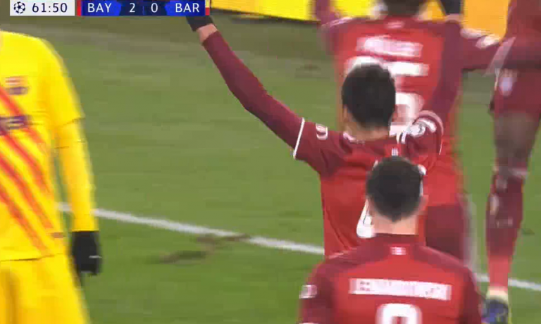 Bayern me shumë lehtësi shënon edhe golin e tretë ndaj Barcelonës