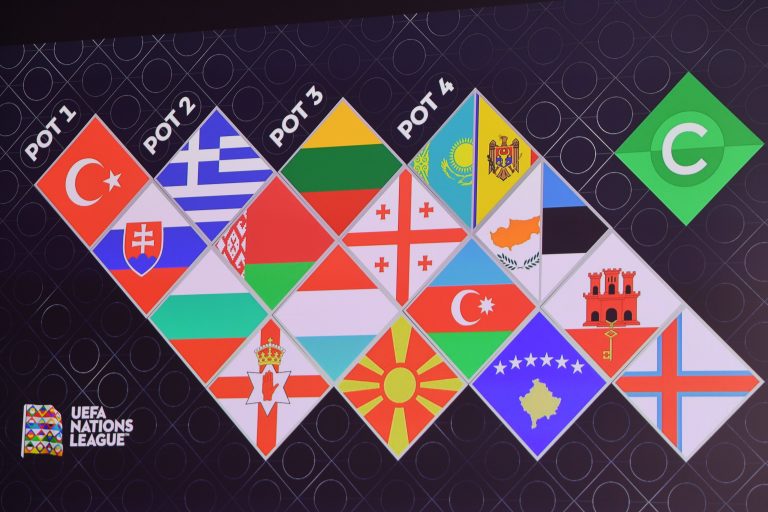 Maqedonia në grup me Bullgarinë, Gjeorgjinë dhe Gjibraltarin në Ligën e Kombeve