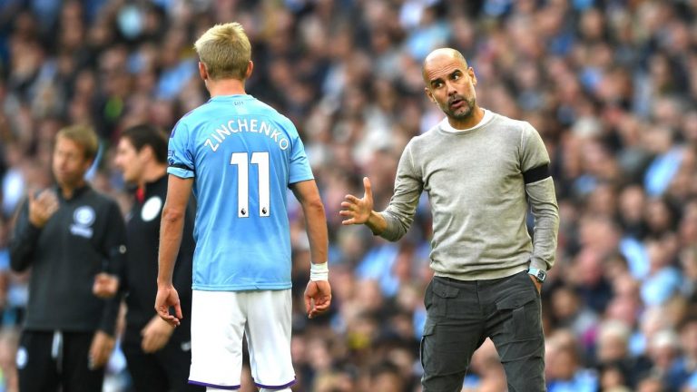 Pep Guardiola në mbështjetje të Oleksandr Zinchenko
