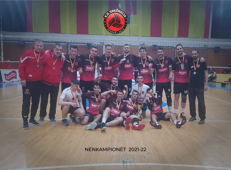 Shkëndija nën-kampione e sezonit në volejboll