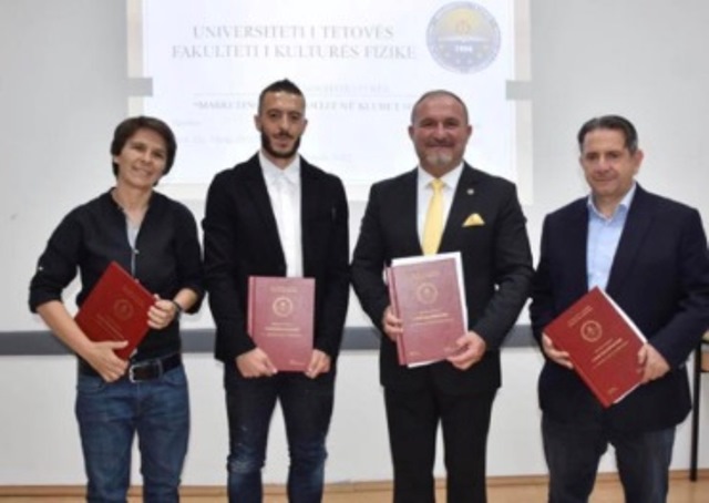 Agim Ibraimi diplimon në Universitetin e Sporteve në Tetovë