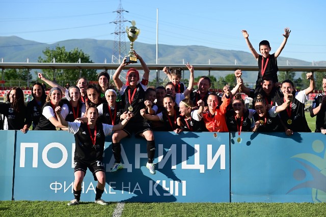 Kamenica Sasa fiton trofeun e Kupës së Maqedonisë për femra