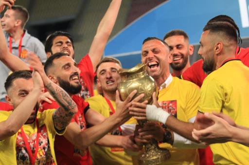 Muharem Bajrami, shqiptari i parë në Maqedoni që fiton Kupën si futbollist dhe si trajner
