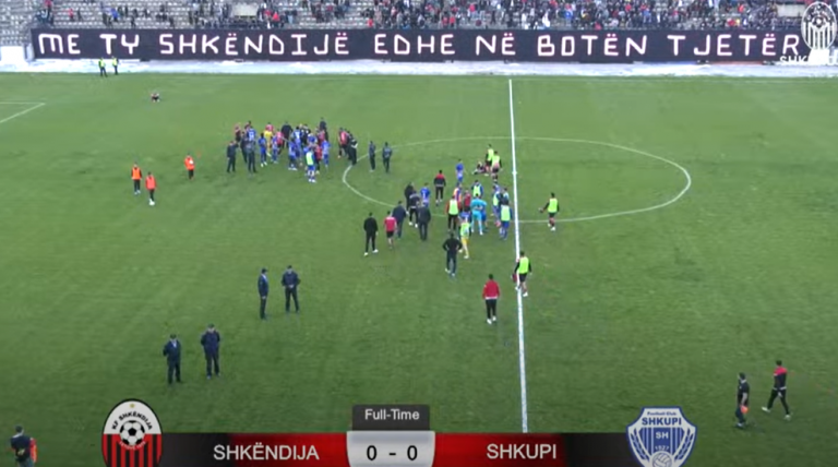 Derbi Shkëndija – Shkupi mbyllet pa fitues