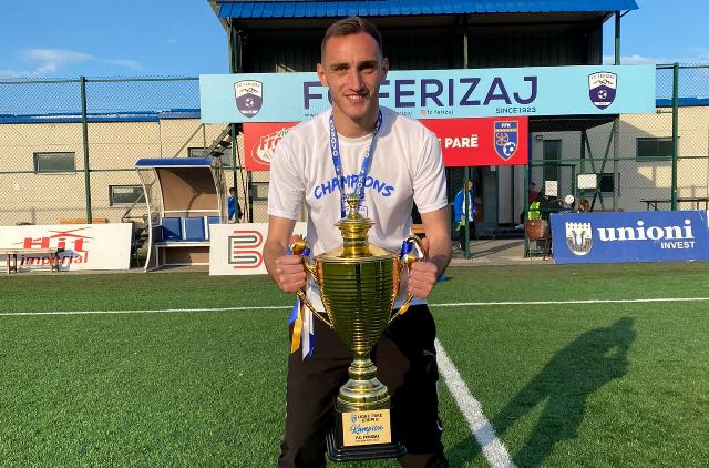 Sunaj Hasan e mbyll sezonin me gol dhe me titullin kampion te Ferizaji