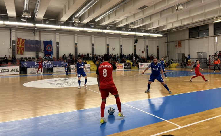 Futsall Shkupi humb ndeshjen e parë në Çampions 
