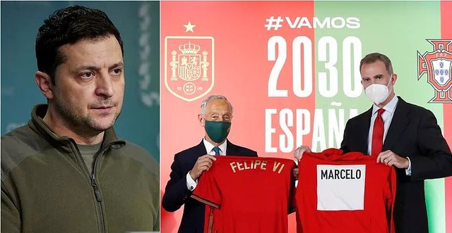 Ukraina i bashkohet Spanjës e Portugalisë, për organizimin e Botërorit 2030