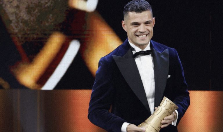 Granit Xhaka merr çmimin futbollisti më i mirë në Zvicër për vitin 2022