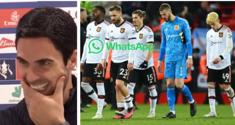 Zbulohet biseda në WhatsApp e lojtarëve të Man Utd për Arsenalin dhe Man Cityn