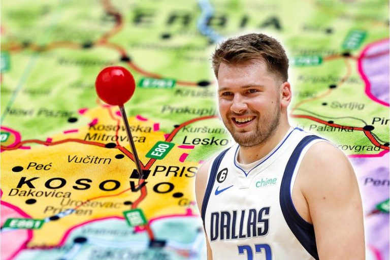Skandaloze: Luka Doncic me tre gishta lart, dëgjon këngën nacionaliste serbe kundër Kosovës