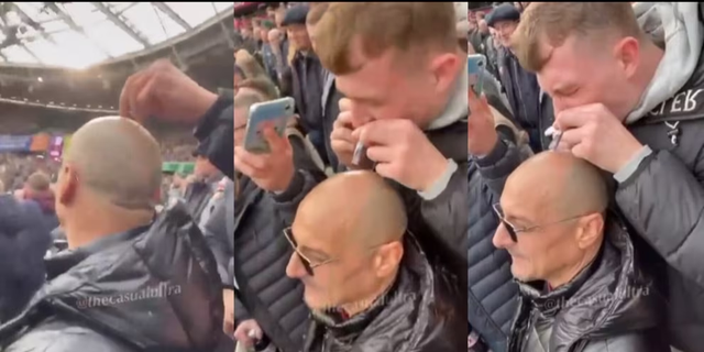Video shokuese në stadiumin e West Ham, tifozi thith kokainë në kokën e shokut