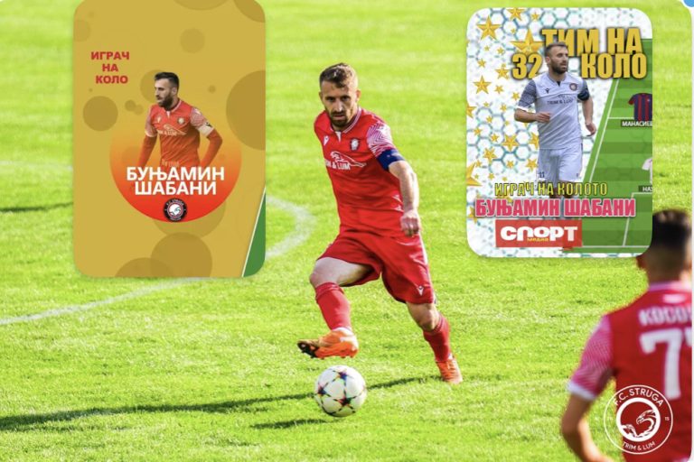 Mediat sportive zgjedhin Bunjamin Shabanin futbollistin më të mirë të javës