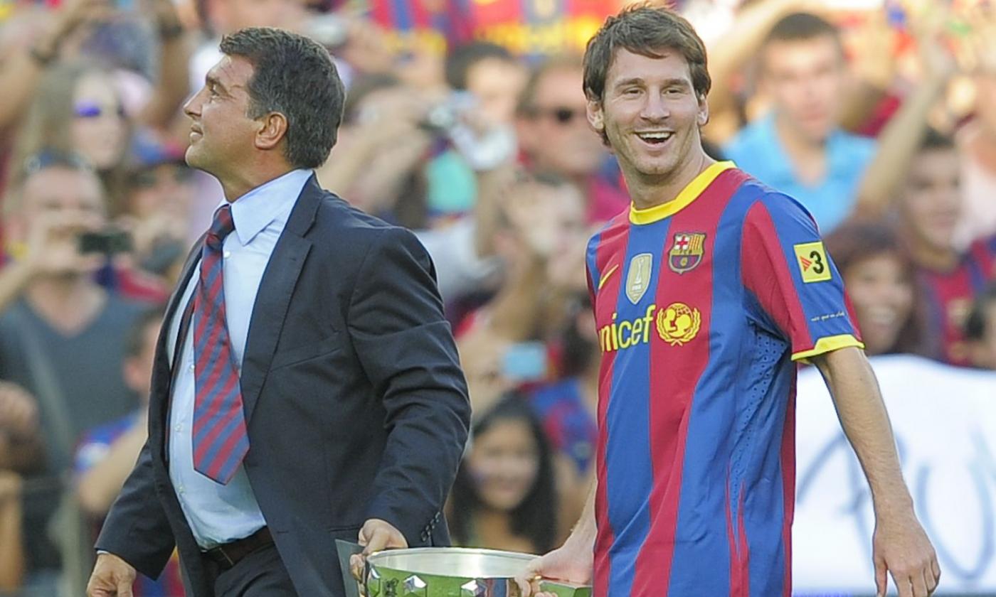 Laporta  Do isha i lumtur të bëja një ndeshje me Lionel Messin në hapje të Camp Nou Sportify