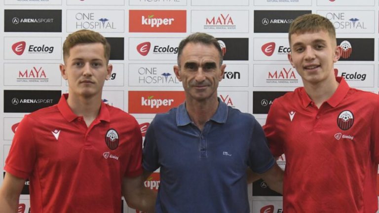 Shkëndija shpërblen me kontrata profesionale dy talentë nga shkolla e tyre