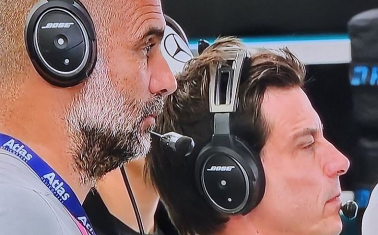 Guardiola në ‘ndihmë’ të Toto Wolf në pistën e Silverston-it, Pep ‘mysafir’ i Mercedesit