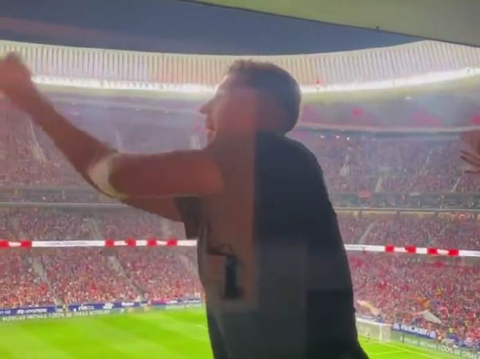 Djali i Diego Simeones filmohet duke bërë disa gjeste fyese në drejtim të tifozëve të Real Madridit
