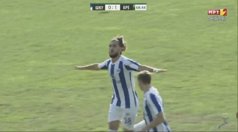 Shkupi fiton Brera Strumicën me golin e Luan Abazit