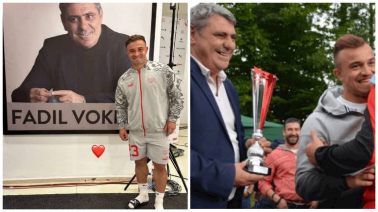 Dedikim për Legjendën, Shaqiri: Nder të luaja në “Fadil Vokrri” (FOTO)