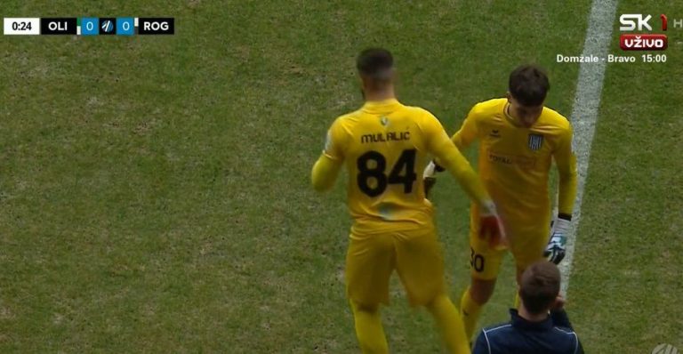Ndodh në Slloveni, debuton portieri 17-vjeçar, pas një minute trajneri e nxjerr nga loja