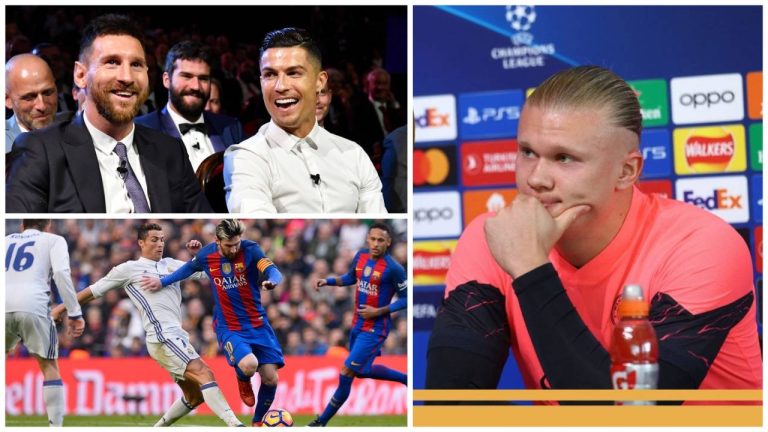 Messi apo CR7? Haaland: E pamundur të jesh më i miri kur ai luan ende