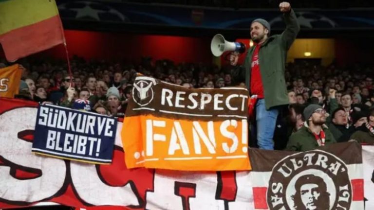 Tifozëve të Bayernit iu është ndaluar pjesëmarrja në tribuna në ndeshjen e parë ndaj Arsenalit