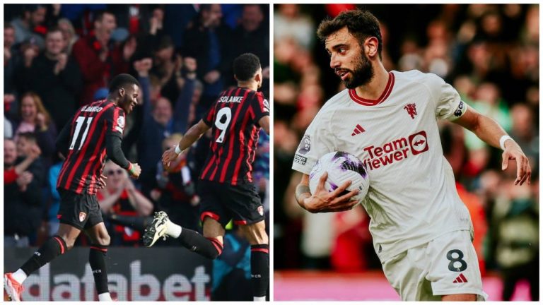 Katër gola mes Bournemouth dhe Man Utd, katër ndeshje radhazi pa fitore për ‘Djajtë e Kuq’