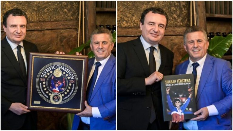 Kryeministri Kurti shtron drekë për Shaban Tërstenën – flasin për arritjet e tij historike