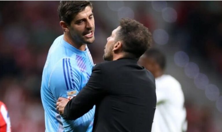 Diego Simeone kritikon ashpër veprimet e portierit të Realit, Tibo Kurtua