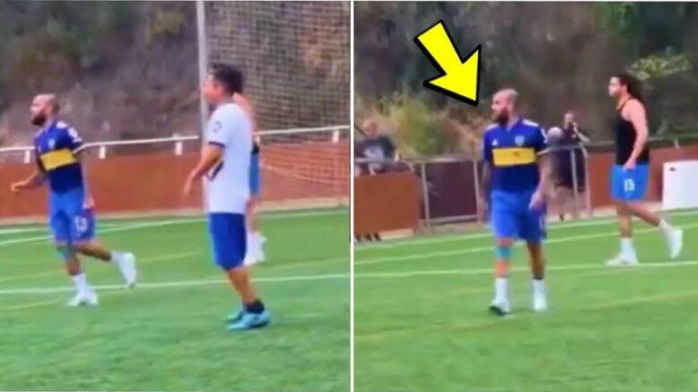 (VIDEO) Dani Alves është parë duke luajtur futboll në publik për herë të parë që nga lirimi nga burgu