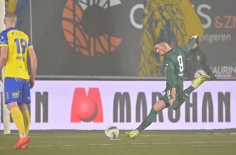 Andi Zeqiri, shënon gol në fitoren e Standardit në Belgjikë