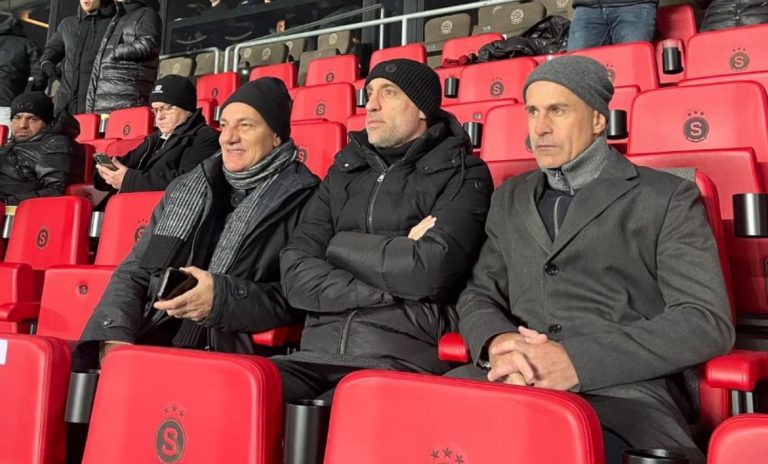 Silvinjo në stadiumin në Pragë, për të vëzhguar futbollistët shqiptarë